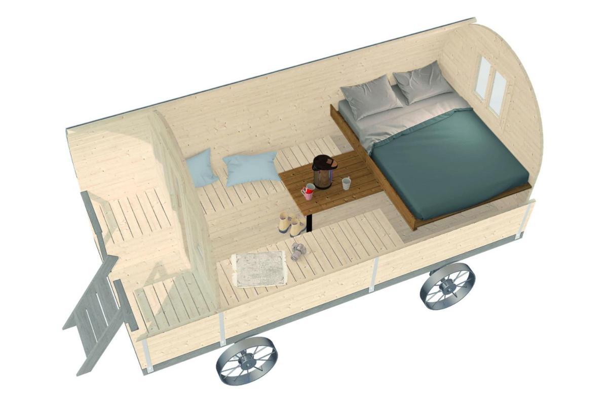 Fasshotel Westernwagen, Beheizt 2-3 Personen Kirchensittenbach Exterior photo